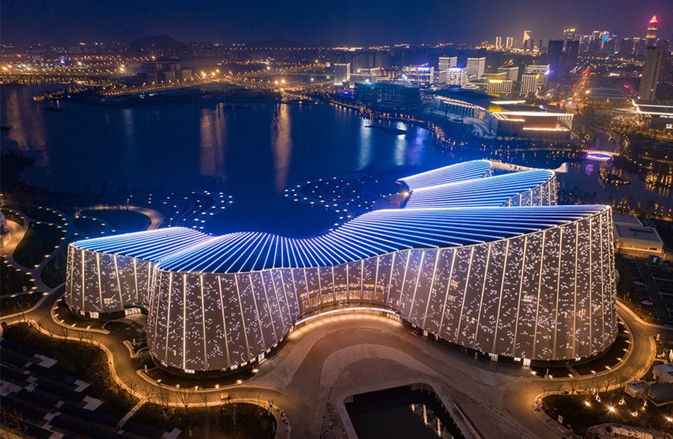 Bird's eye view of the Grand Theater