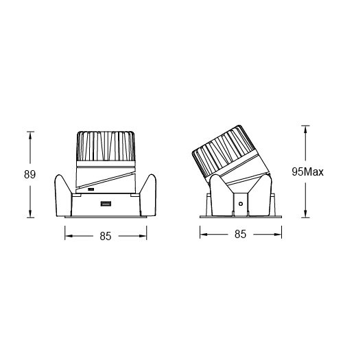 ULTRA TUNABLE Square Trim Fixed & Adj.