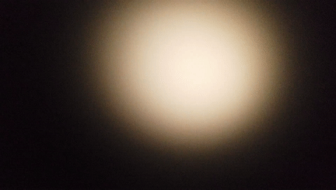 No messy fish tail light spot