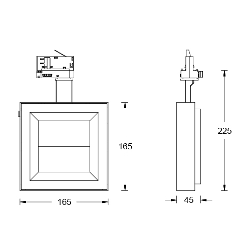FALCON Square Wall-Washer