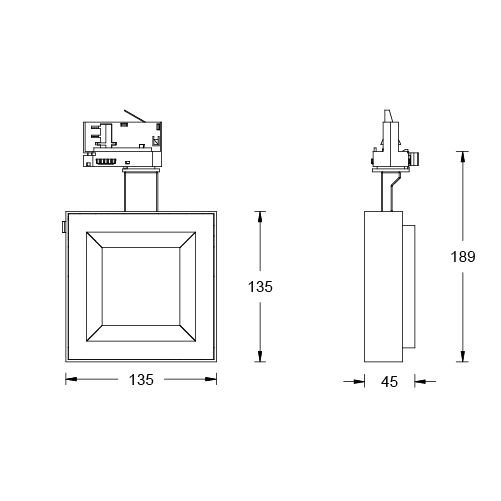 FALCON Square Wall-Washer