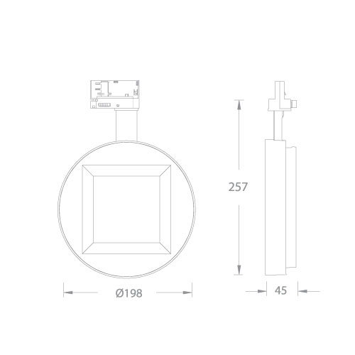 FALCON Round Wall-Washer