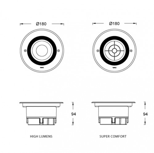 FUEGO COMPACT Uplight COB 180