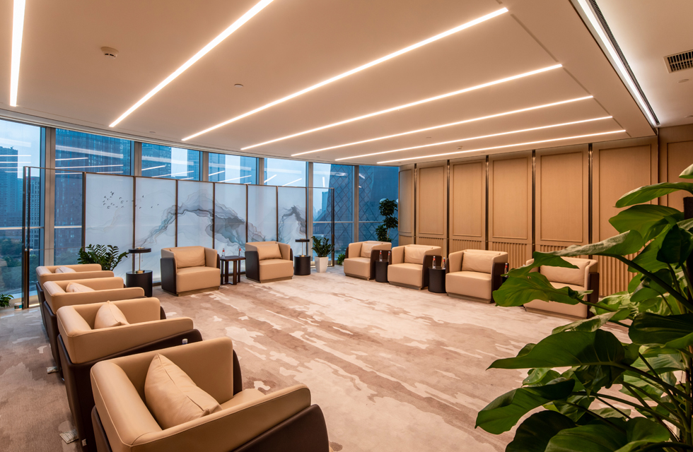 Customer reception area and rest area