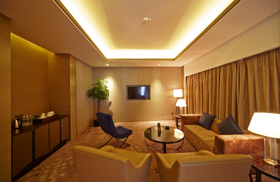 Hotel lighting designers also take the dual connotation of "business-leisure" as the starting point, which is both luxurious and gives guests the comfort and warmth of home. Living room