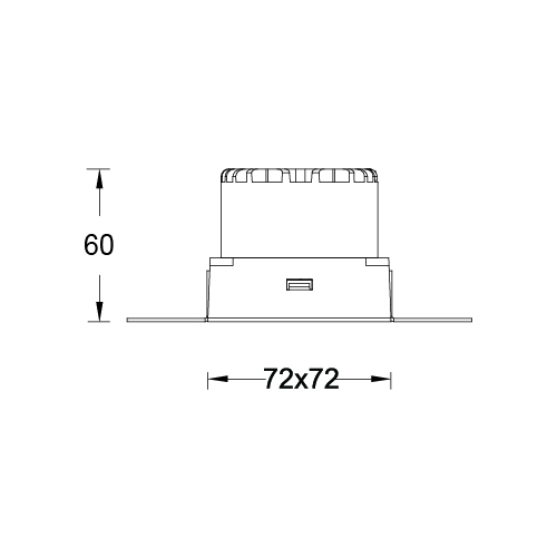 ULTRA TUNABLE ANTI-FOG Square Fixed