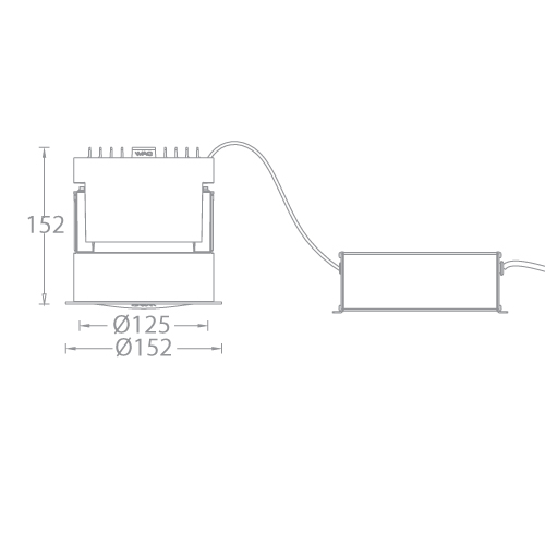 LANNE PRO Round Wall-Washer
