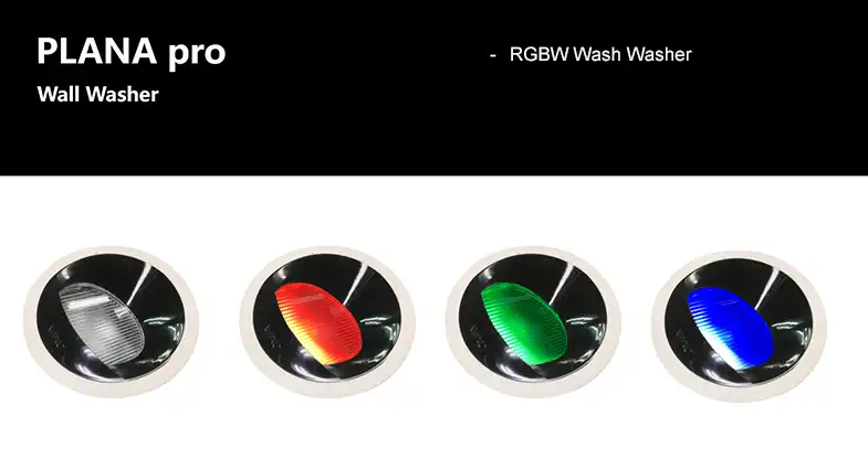 RGBW wall wash, provides rich dramatic scenes, adjusts the atmosphere of the space, sublimates space property