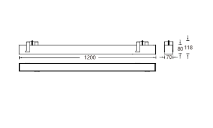 VOLO Rimless Mounted 70
