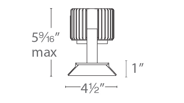 Volta 4.5″ Shallow Regressed Trimless Round