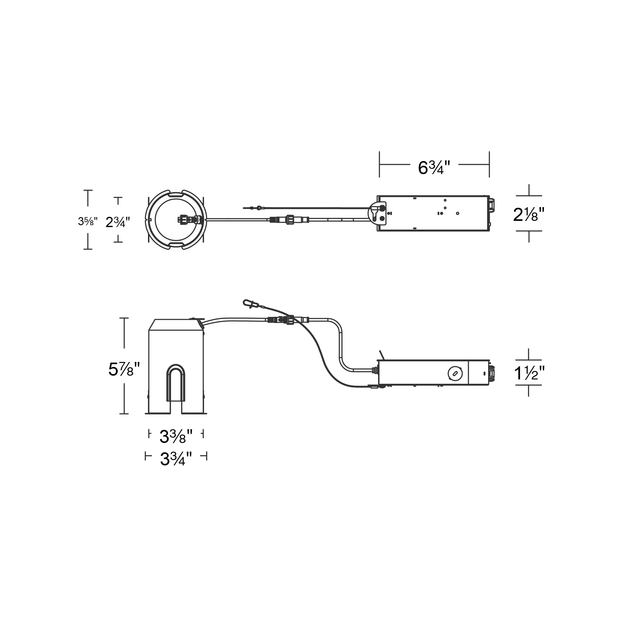 FQ 2″ Tunable White Remodel Housing Trimmed IC
