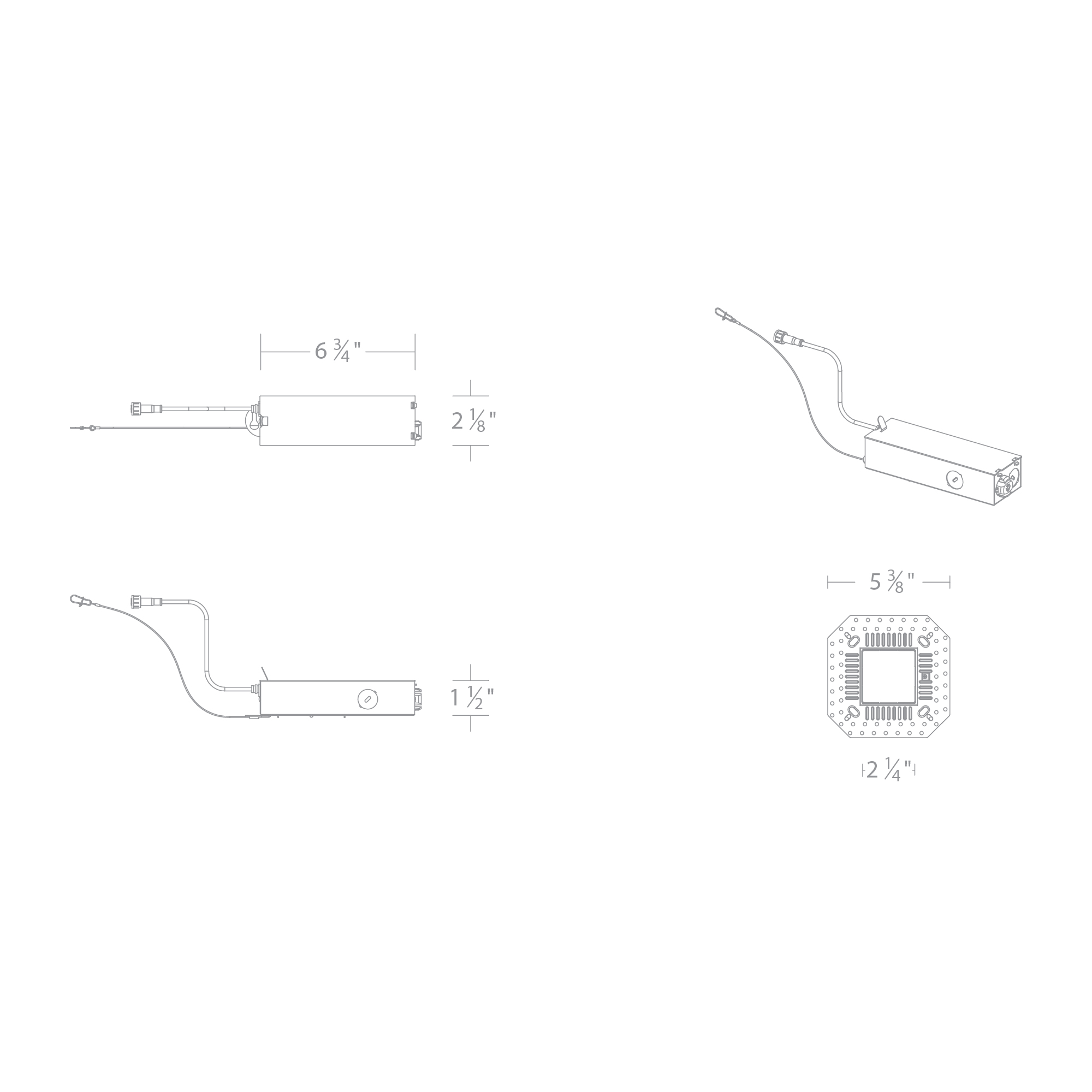 FQ 2″ Tunable White Remodel Housing Trimmed / Trimless Non-IC