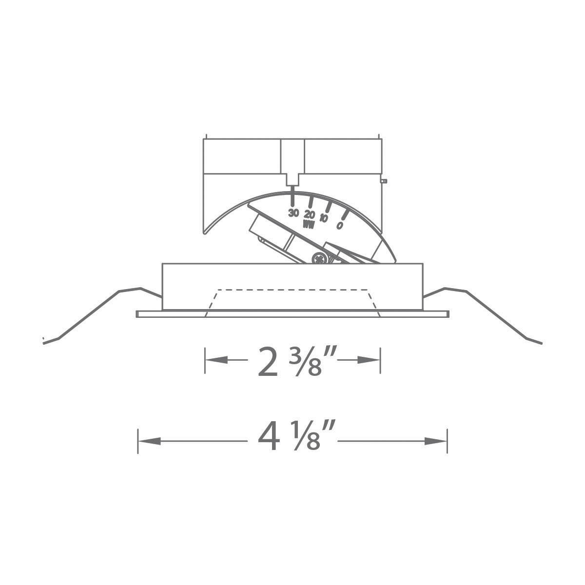 Aether 2″ Square Adjustable Trim